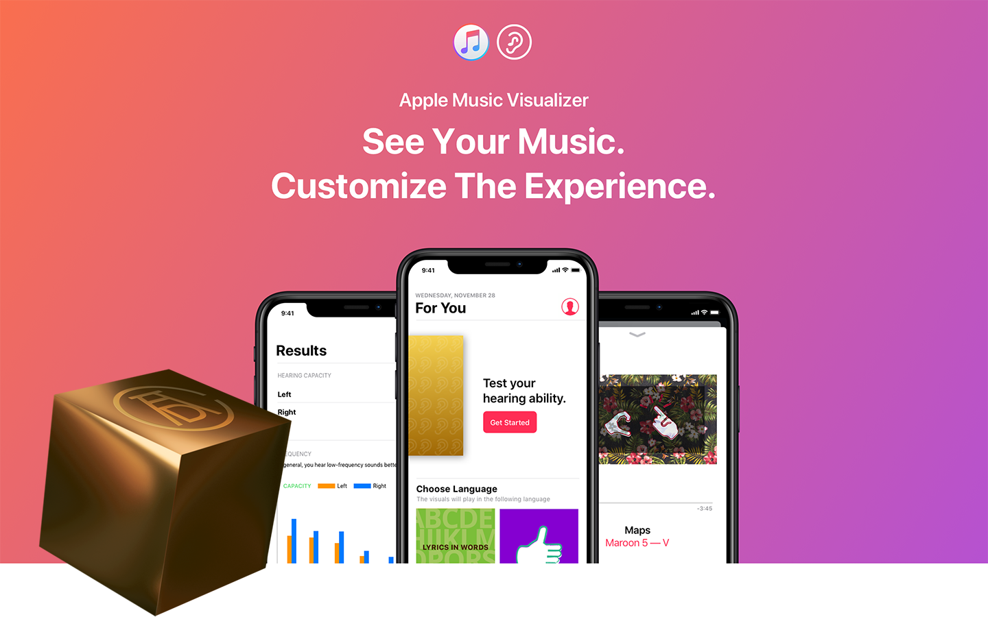 Apple Music Visualizer — Yewon Shin