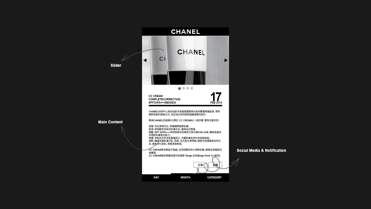 Chanel Fashion Calendar — sequence frame