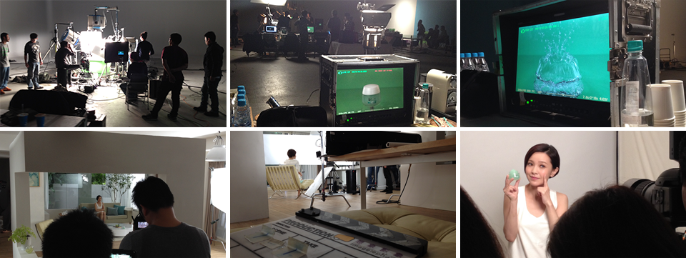 Behind the scenes — the Garnier Aqua Defense film shoot, product macro and lifestyle sets