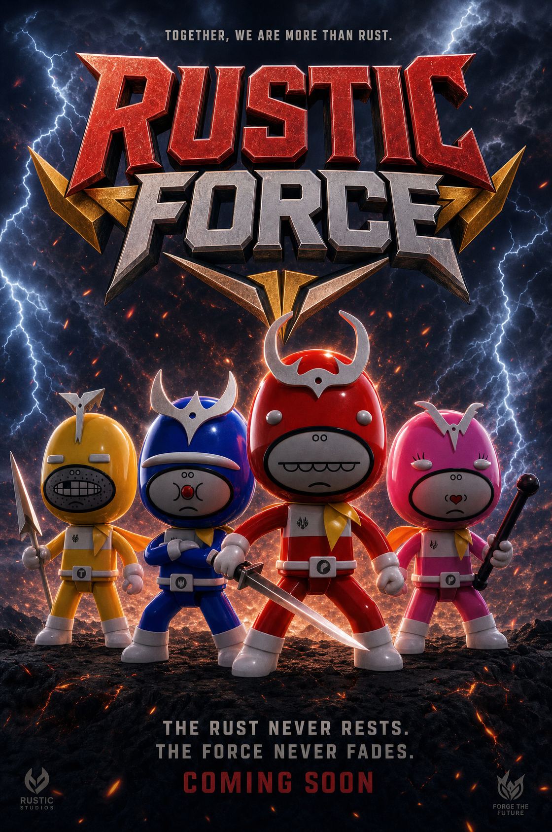Rustic Force — hero faction teaser poster
