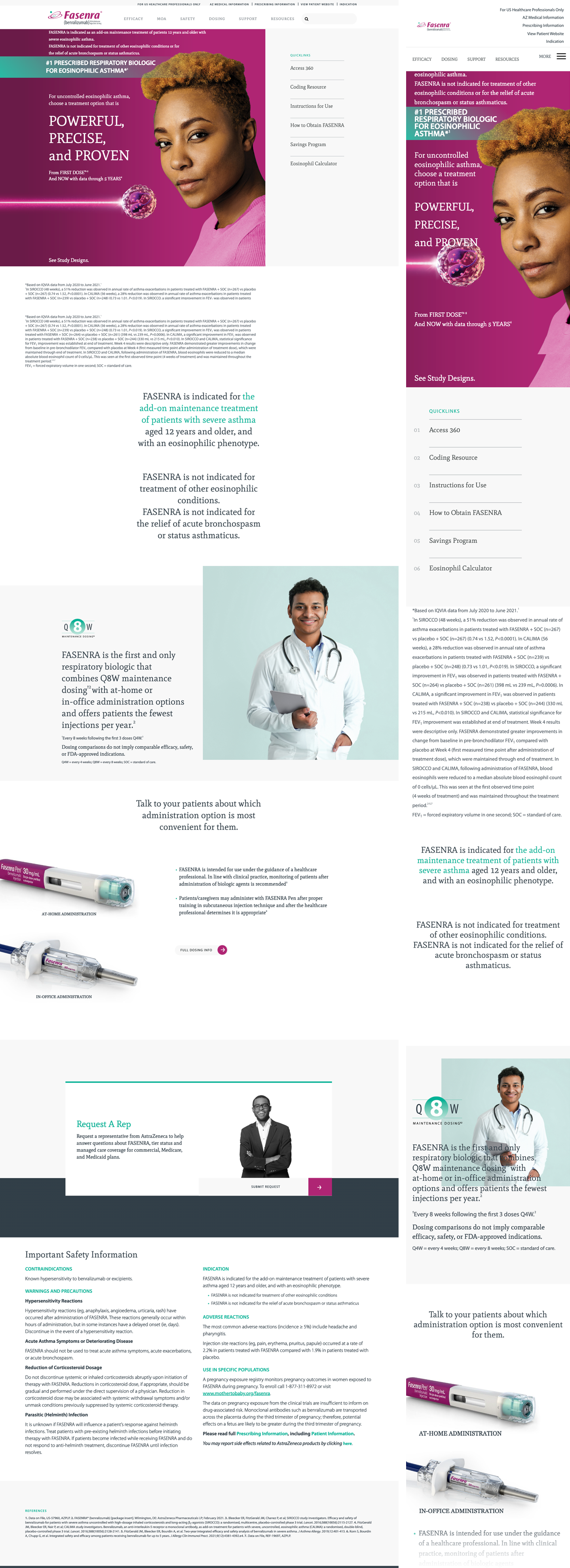 Fasenra HCP — homepage