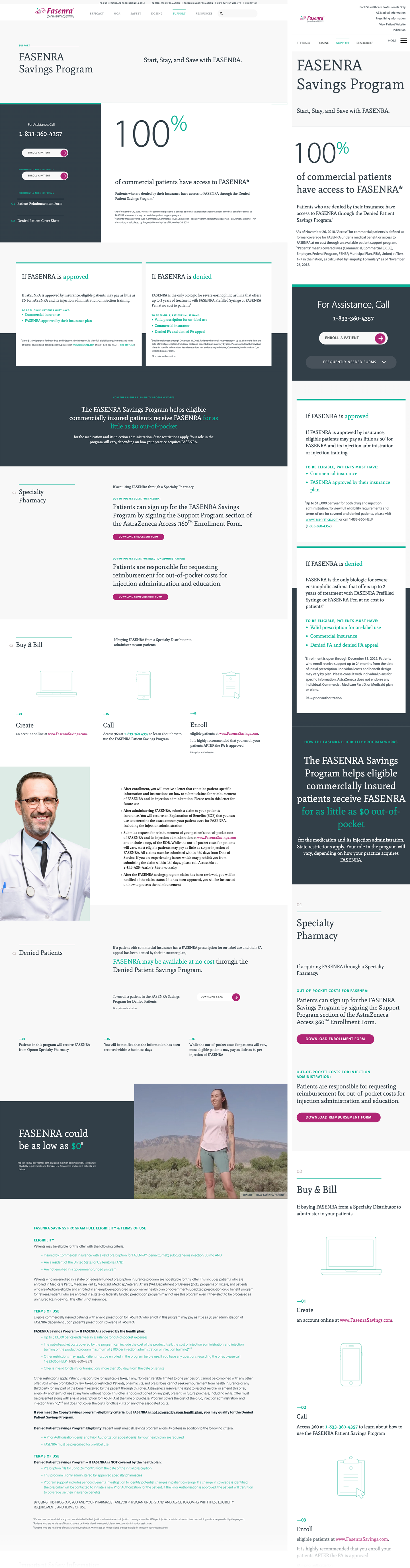 Fasenra HCP — savings and access