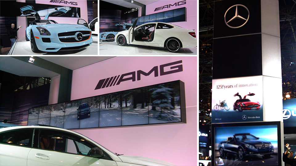AMG digital signage and synced video wall