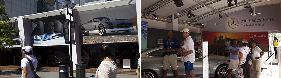 Synced video wall and live AMG Virtual Drive leaderboard