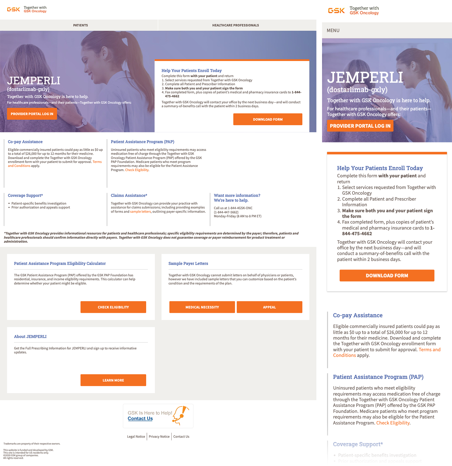 Together with GSK Oncology — product detail